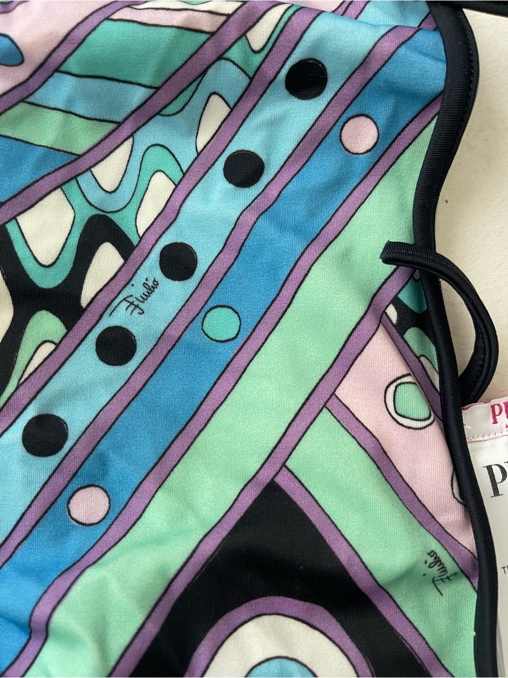 Emilio Pucci Multicolor Triangle Bikini - Picture 7 of 7